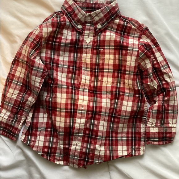 Gymboree christmas plaid dress for womens (mom) matching boys button down - Picture 4 of 4